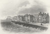 SUSSEX. Marine Parade, Eastbourne. Newman 1860 old antique print picture