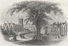 SUSSEX. Trinity Church, Eastbourne. Newman 1860 old antique print picture