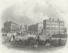 SUSSEX. Cavendish place, Eastbourne. Newman 1860 old antique print picture