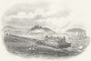 SUSSEX. Pier, Hastings. Newman 1860 old antique vintage print picture