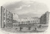 SUSSEX. Wellington Sq, Hastings. Rock 1860 old antique vintage print picture