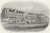 SUSSEX. White Rock place, Hastings 1860 old antique vintage print picture