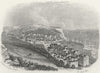 SUSSEX. Hastings Castle. Rock 1860 old antique vintage print picture
