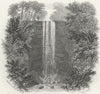 SUSSEX. Roar, Hastings. Rock 1860 old antique vintage print picture
