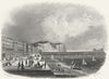 SUSSEX. New pier, Hastings 1860 old antique vintage print picture