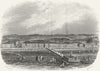 SUSSEX. Hastings pier 1860 old antique vintage print picture