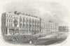 SUSSEX. Parade, St Leonards-on-Sea 1860 old antique vintage print picture