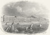 SUSSEX. Carlisle Parade, Hastings sea 1860 old antique vintage print picture