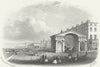 SUSSEX. St Leonards-on-Sea(east end)Beachy Head 1860 old antique print picture