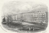 SUSSEX. Eversfield place, St Leonards-on-Sea 1860 old antique print picture
