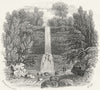 SUSSEX. Roar, Hastings 1860 old antique vintage print picture