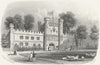SUSSEX. Gateway battle 1860 old antique vintage print picture
