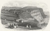 SUSSEX. Ecclesborne 1860 old antique vintage print picture