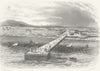 SUSSEX. Eastbourne pier No2. Rock 1860 old antique vintage print picture