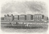 SUSSEX. Cavendish Hotel & Parade, Eastbourne. Rock 1860 old antique print