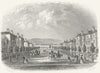 SUSSEX. Devon place, Eastbourne. Rock 1860 old antique vintage print picture