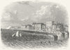SUSSEX. Marine parade, Eastbourne. Rock 1860 old antique vintage print picture