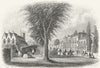 SUSSEX. Trinity Church, Eastbourne. Rock 1860 old antique print picture