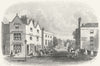 SUSSEX. Touth St Eastbourne. Rock 1860 old antique vintage print picture