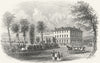 SUSSEX. Cornfield terrace, Eastbourne. Rock 1860 old antique print picture