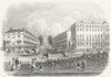SUSSEX. Cavendish place, Eastbourne. Rock 1860 old antique print picture