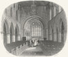 SUSSEX. & St Mary's Church Eastbourne. Rock 1860 old antique print picture