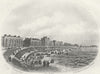 SUSSEX. Beach, Eastbourne. Newman 1860 old antique vintage print picture