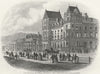 SUSSEX. Cavendish hotel, Eastbourne. Newman 1860 old antique print picture