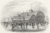 SUSSEX. Pavilion & Floral Hall, Eastbourne. Newman 1860 old antique print