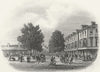 SUSSEX. Station Rd from beyond. Eastbourne. Newman 1860 old antique print