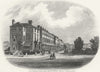 SUSSEX. Hyde Gdns from Gildredge Rd. Eastbourne 1860 old antique print picture