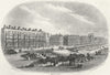 SUSSEX. Mostyn Terrace, Eastbourne. Newman 1860 old antique print picture
