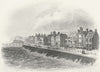 SUSSEX. Marine Parade, Eastbourne. Newman 1860 old antique print picture