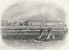 SUSSEX. Parade east-Eastbourne. Newman 1860 old antique vintage print picture