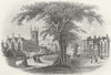 SUSSEX. Trinity Church, Eastbourne. Newman 1860 old antique print picture