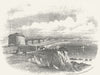 SUSSEX. Wish tower, Eastbourne. Newman 1860 old antique vintage print picture