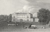 WORCS. Moseley Hall, Worcestershire 1831 old antique vintage print picture