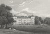 WORCS. Croome Court, Worcestershire 1831 old antique vintage print picture