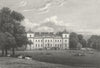 WORCS. Croome Court, Worcestershire 1831 old antique vintage print picture