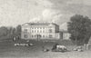 WORCS. Moseley Hall, Worcestershire 1831 old antique vintage print picture