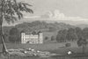 WARCS. Hagley Hall, Worcestershire. Worcs c1831 old antique print picture