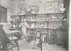 WORCESTER. Victoria Inst, Modelling room-Art School c1900 old antique print