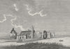 WORCS. Dudley Priory, in Worcestershire c1784 old antique print picture