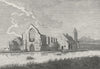WORCS. Dudley Priory, in Worcestershire c1784 old antique print picture