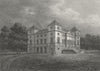 WORCS. Hagley Park, Lord Lyttelton Worcestershire c1812 old antique print