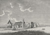 WORCS. Dudley Priory, in Worcestershire c1784 old antique print picture