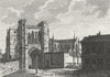 WORCS. Edgar's Tower, Worcester 1773 old antique vintage print picture