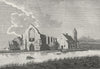WORCS. Dudley Priory, in Worcestershire c1784 old antique print picture