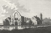 WORCS. Dudley Priory, Worcestershire 1776 old antique vintage print picture
