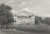 WORCS. Croome Court, Worcestershire c1831 old antique vintage print picture
